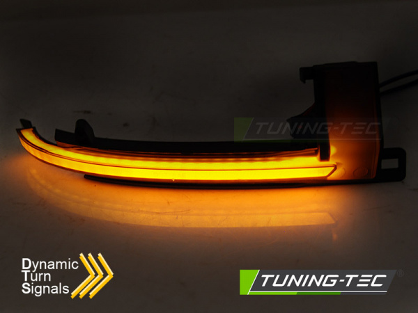 Upgrade LED Spiegelblinker für Audi A3 8P / A4 B8 / A5 / A6 C6 / Q3 schwarz/rauch dynamisch
